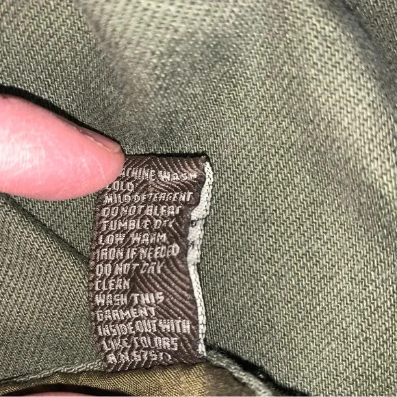 A. Tiziano 42 X 33 Denim Jeans Pants GREEN Wash Urban Wide Leg Streetwear - Picture 3 of 11